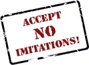 no imitations