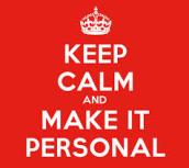 make it personal keep calm