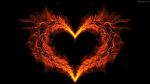 heart aflame
